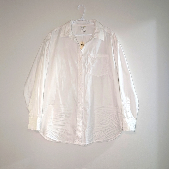 OFFLINE By Aerie - Over Sized Crinkle Button Down Shirt - Picture 11 of 12